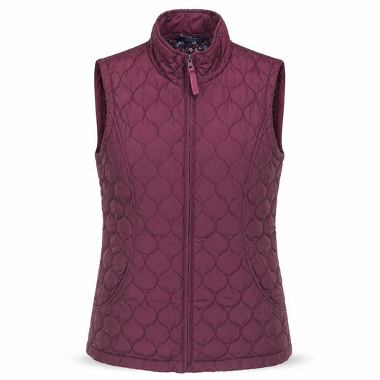 Womens UK Size S Tulchan Purple Quilted Coat