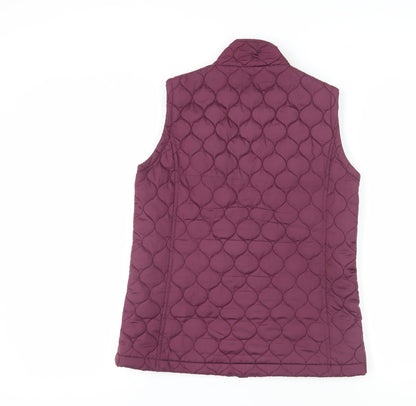 Womens UK Size S Tulchan Purple Quilted Coat