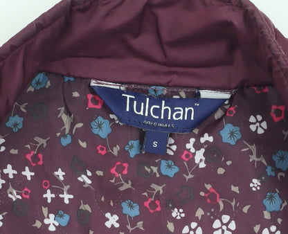Womens UK Size S Tulchan Purple Quilted Coat