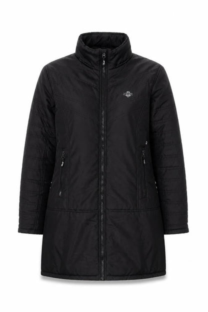 Womens UK Size 14 HOOCH Black Puffer Jacket