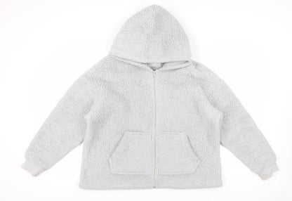Marks and Spencer Women’s Grey Full Zip Hoodie Size L