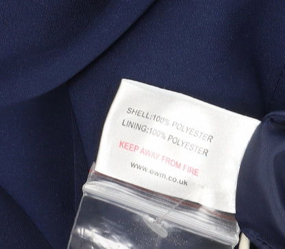 Womens UK Size 10 Isle Blue Rain Coat