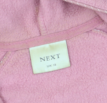 Womens UK Size 12 NEXT Pink Hooded