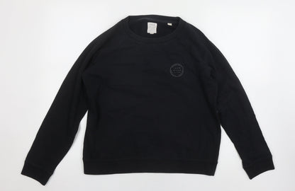Womens UK Size UK 8 Jack Wills Black Pullover Sweatshirt