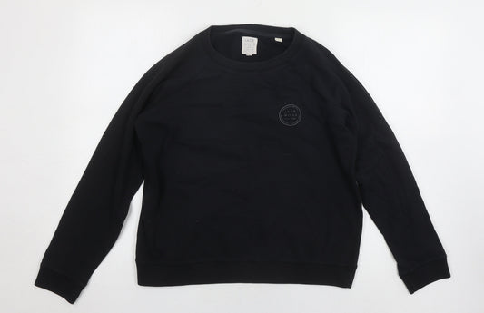 Womens UK Size UK 8 Jack Wills Black Pullover Sweatshirt