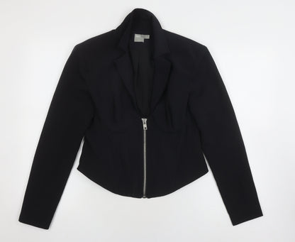 ASOS Women's Black Jacket, Size 14, Tailored Style