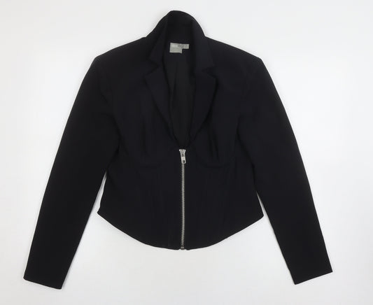 ASOS Women's Black Jacket, Size 14, Tailored Style