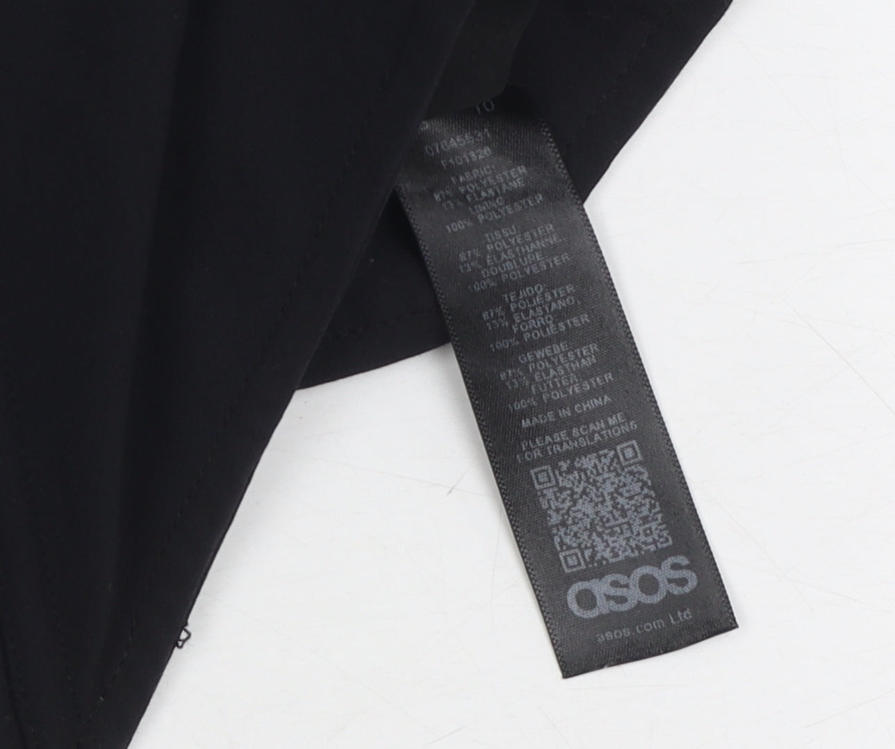 ASOS Women's Black Jacket, Size 14, Tailored Style