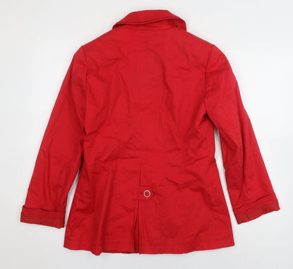 Womens UK Size 10 Marks and Spencer Red Basic Jacket