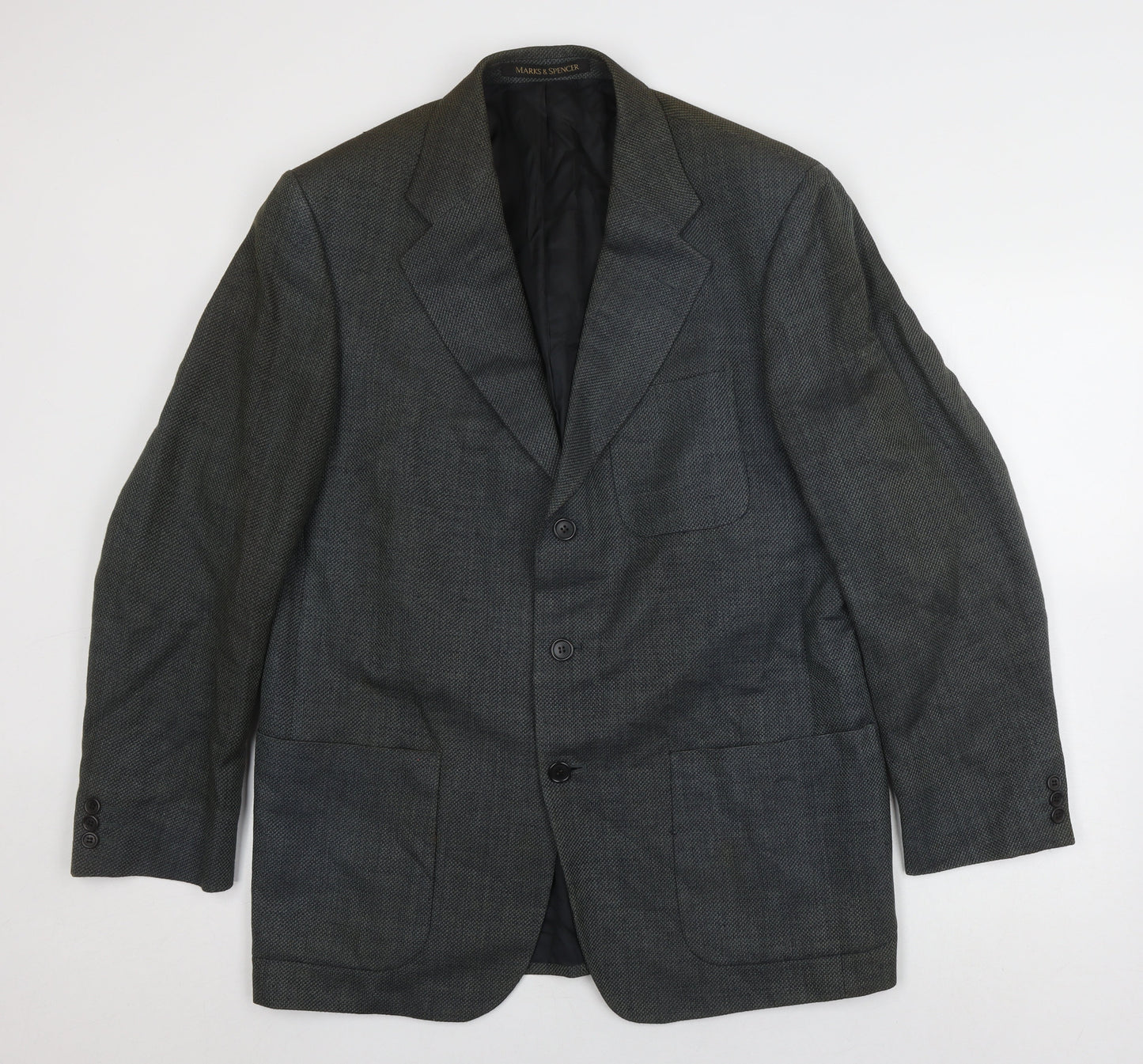 Mens UK Size 40 Marks and Spencer Regular Grey Suit Jacket