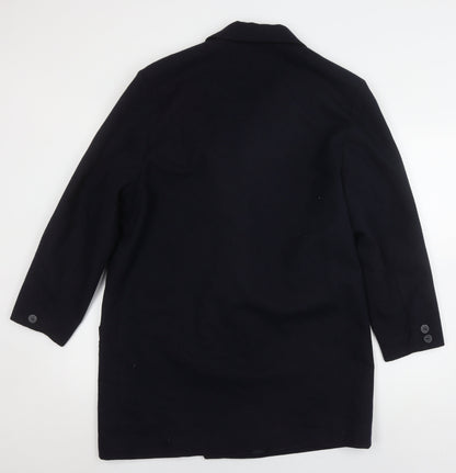 Womens UK Size 14 St. Bernard Black Overcoat