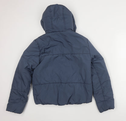 Womens UK Size 6 Marks and Spencer Blue Puffer Jacket