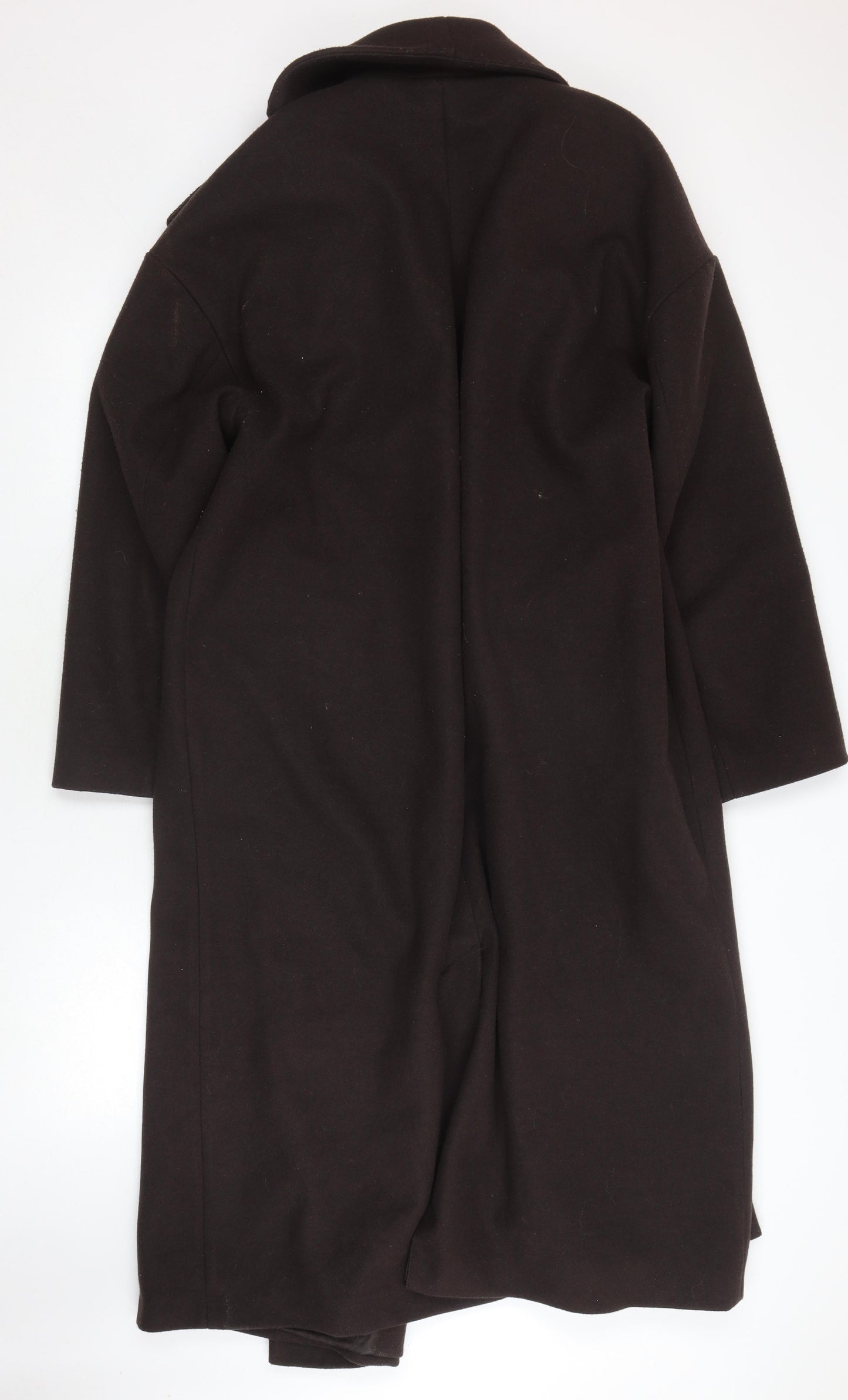 ASOS DESIGN Women's Black Long Overcoat Size 4