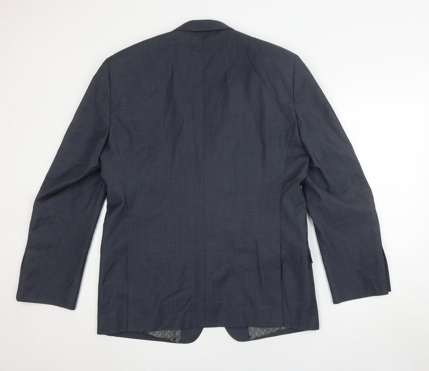 Mens UK Size 42 Marks and Spencer Regular Blue Suit Jacket
