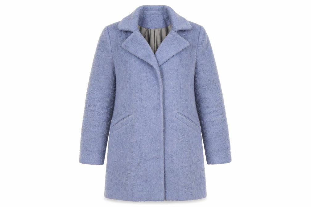 Womens UK Size 10 Topshop Purple Overcoat