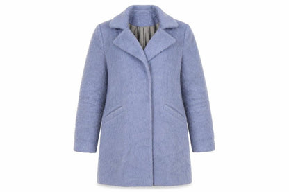 Womens UK Size 10 Topshop Purple Overcoat