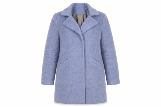 Womens UK Size 10 Topshop Purple Overcoat