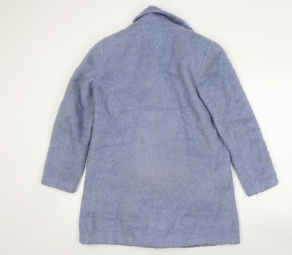 Womens UK Size 10 Topshop Purple Overcoat