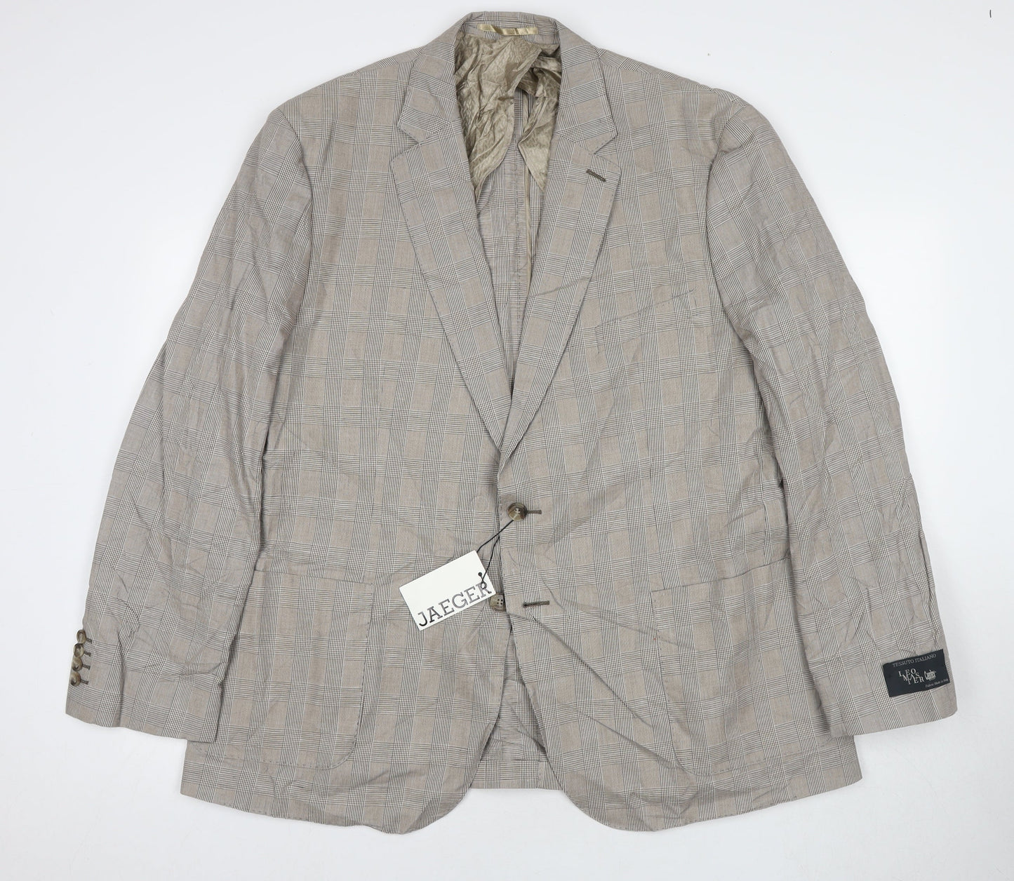 Mens UK Size 4XL Marks and Spencer Regular Beige Suit Jacket