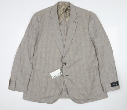 Mens UK Size 4XL Marks and Spencer Regular Beige Suit Jacket