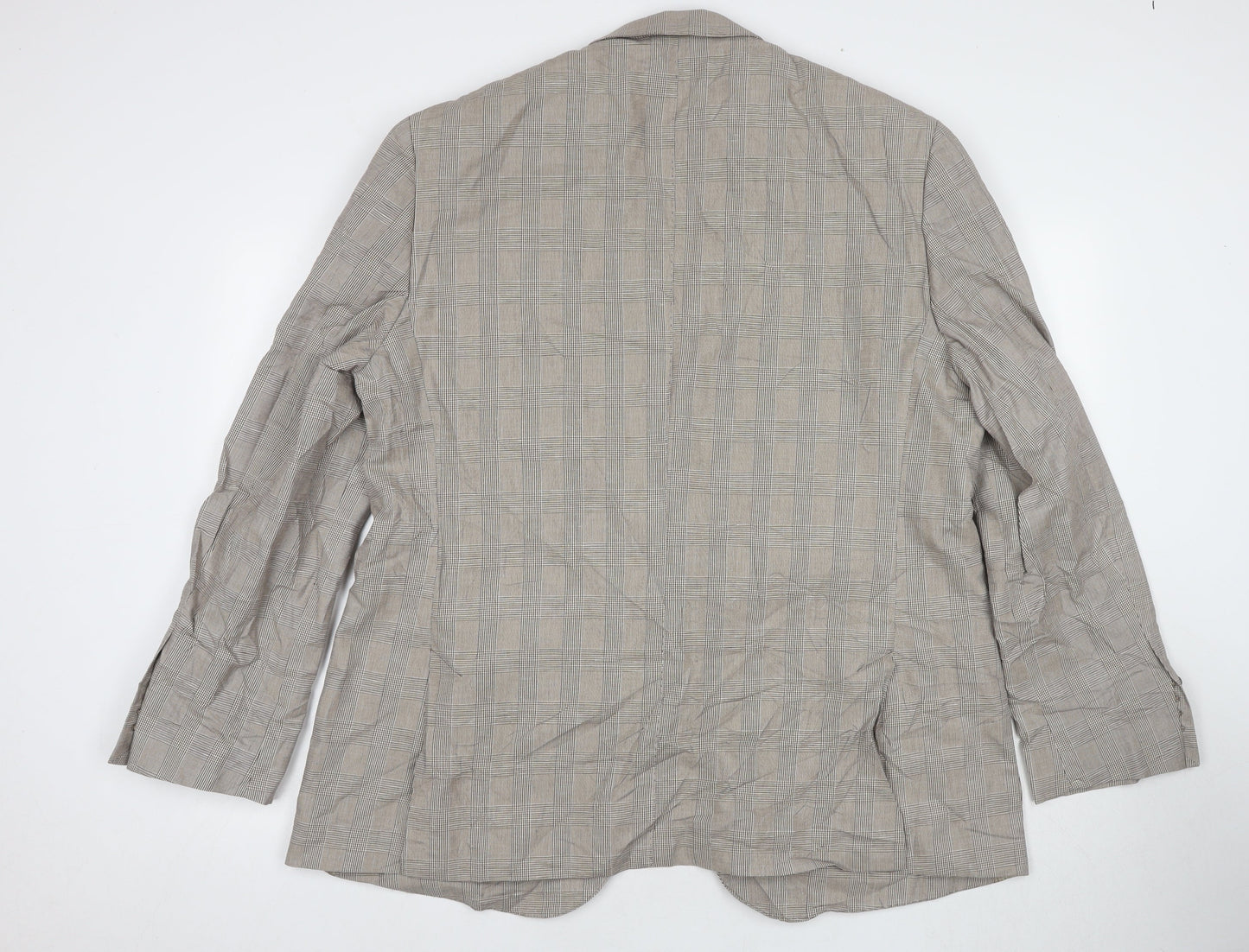 Mens UK Size 4XL Marks and Spencer Regular Beige Suit Jacket