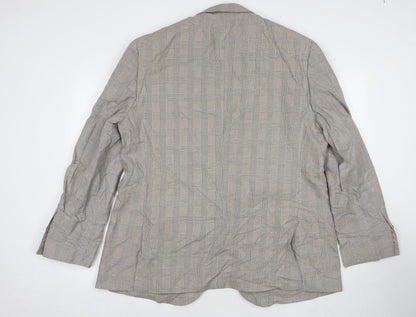 Mens UK Size 4XL Marks and Spencer Regular Beige Suit Jacket