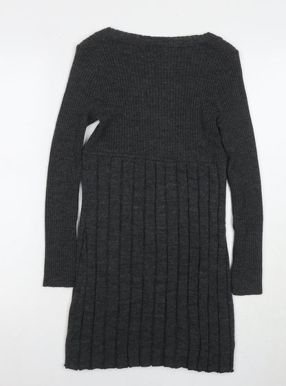 Womens UK Size 13 Kookai Grey Pullover Jumper