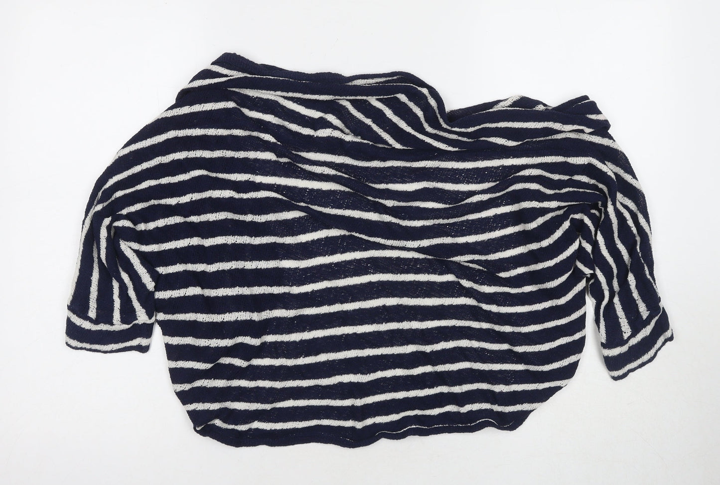 Womens UK Size 10 Red Herring Blue Pullover Jumper