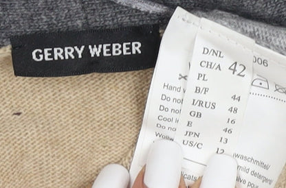 Womens UK Size 14 Gerry Weber Multicoloured Cardigan Jumper