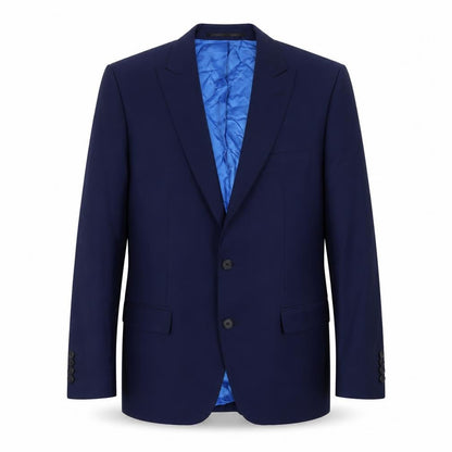 Santinelli Men's Blue Single-Breasted Blazer 38R