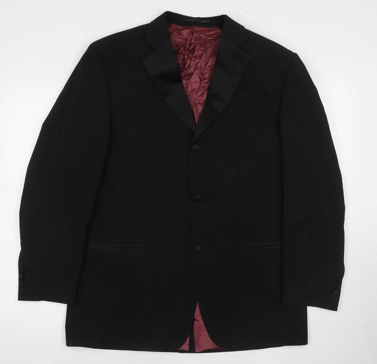 Kilmaine Men's Black Blazer Size 40R Formal Shawl Lapel