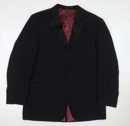 Kilmaine Men's Black Blazer Size 40R Formal Shawl Lapel