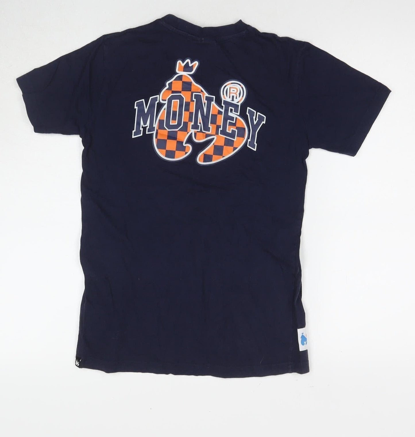 Money Boys' Blue Graphic Print T-Shirt, Size 13 Years