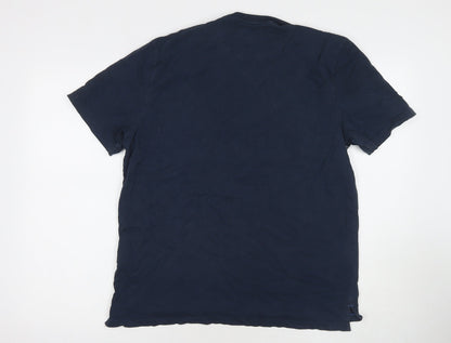 White Stuff Men’s Blue Graphic T-Shirt L