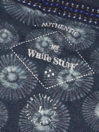 White Stuff Men’s Blue Graphic T-Shirt L