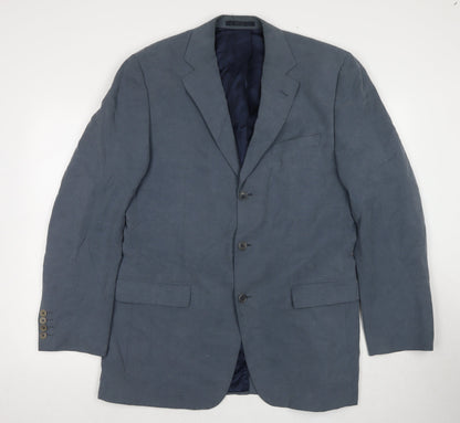 Mens UK Size 42 Jaeger Regular Blue Suit Jacket