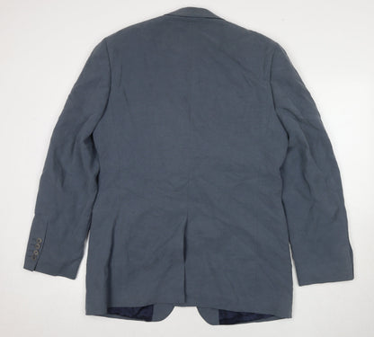 Mens UK Size 42 Jaeger Regular Blue Suit Jacket