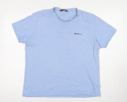 Mens UK Size 1 Ben Sherman Blue  T-Shirt