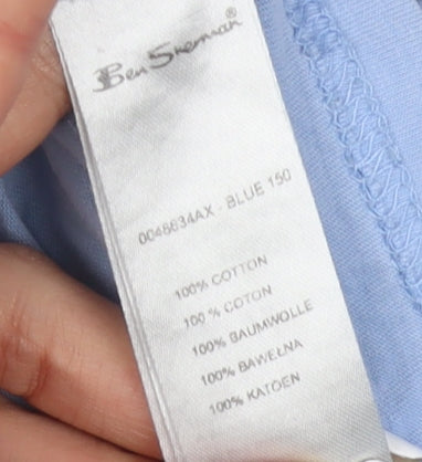 Mens UK Size 1 Ben Sherman Blue  T-Shirt