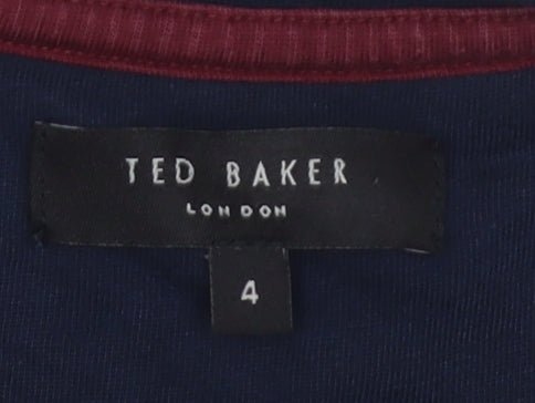 Ted Baker Men's Blue Graphic Print T-Shirt - L