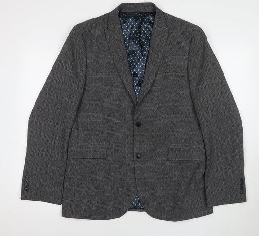 Mens UK Size 42 NEXT Regular Grey Suit Jacket