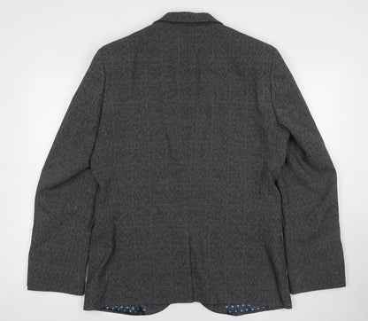 Mens UK Size 42 NEXT Regular Grey Suit Jacket
