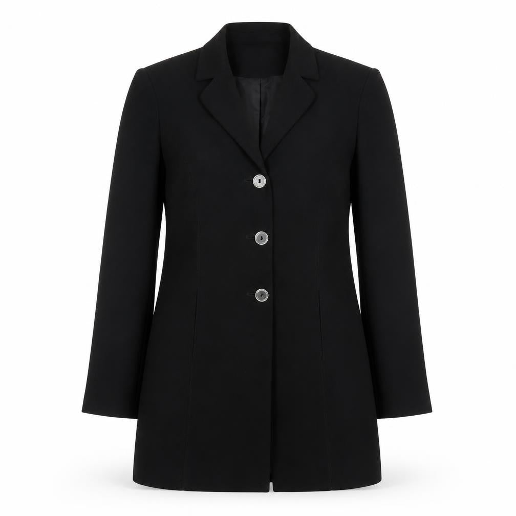 Womens UK Size 10 Linea Black Basic Jacket