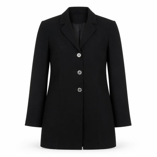 Womens UK Size 10 Linea Black Basic Jacket