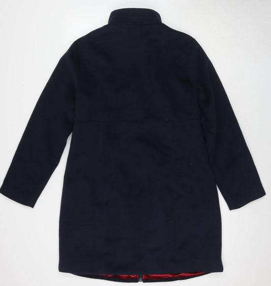 JoJo Maman Bébé Women's Blue Coat Size 16