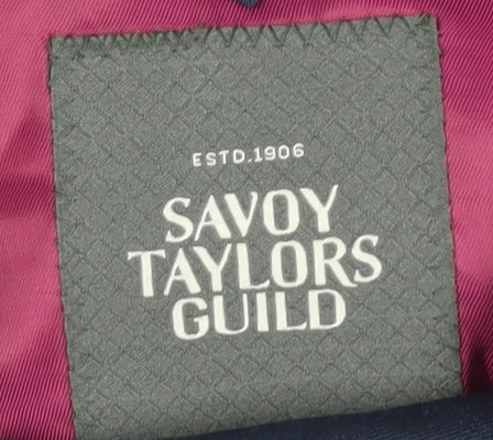 Mens UK Size 44 Savoy Taylors Guild Regular Blue Suit Jacket