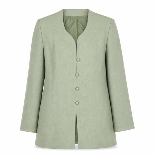 Womens UK Size 14 Jacques Vert Green Basic Jacket