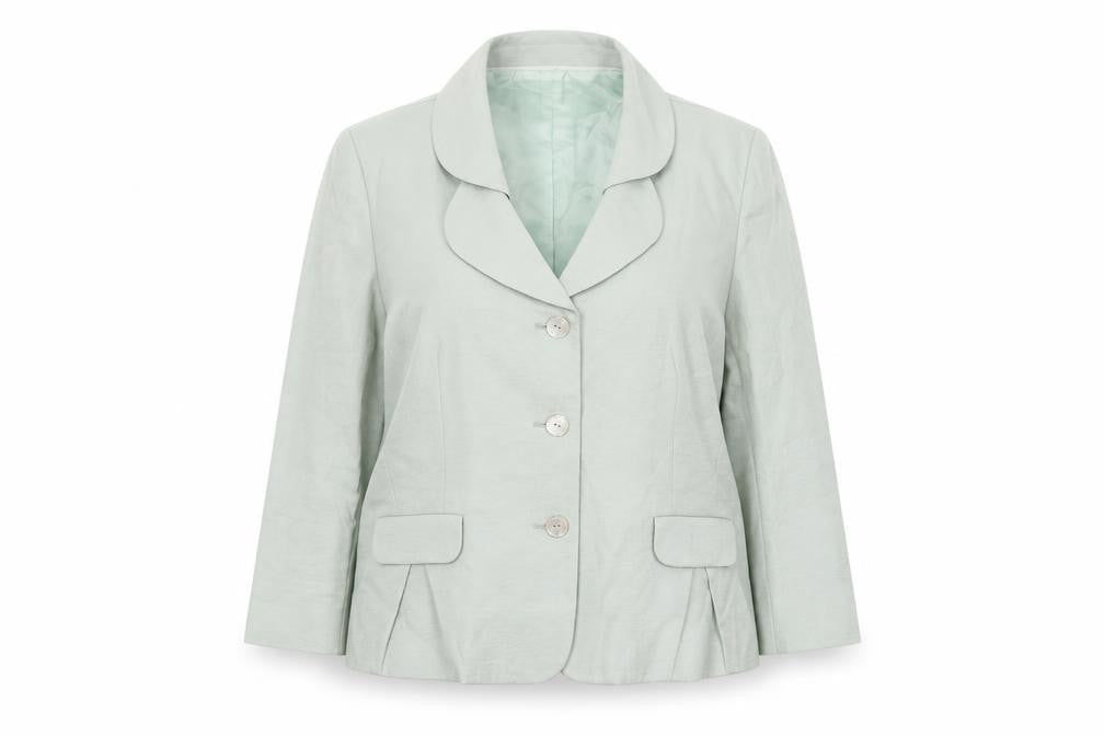 Womens UK Size 14 CC Green Basic Jacket
