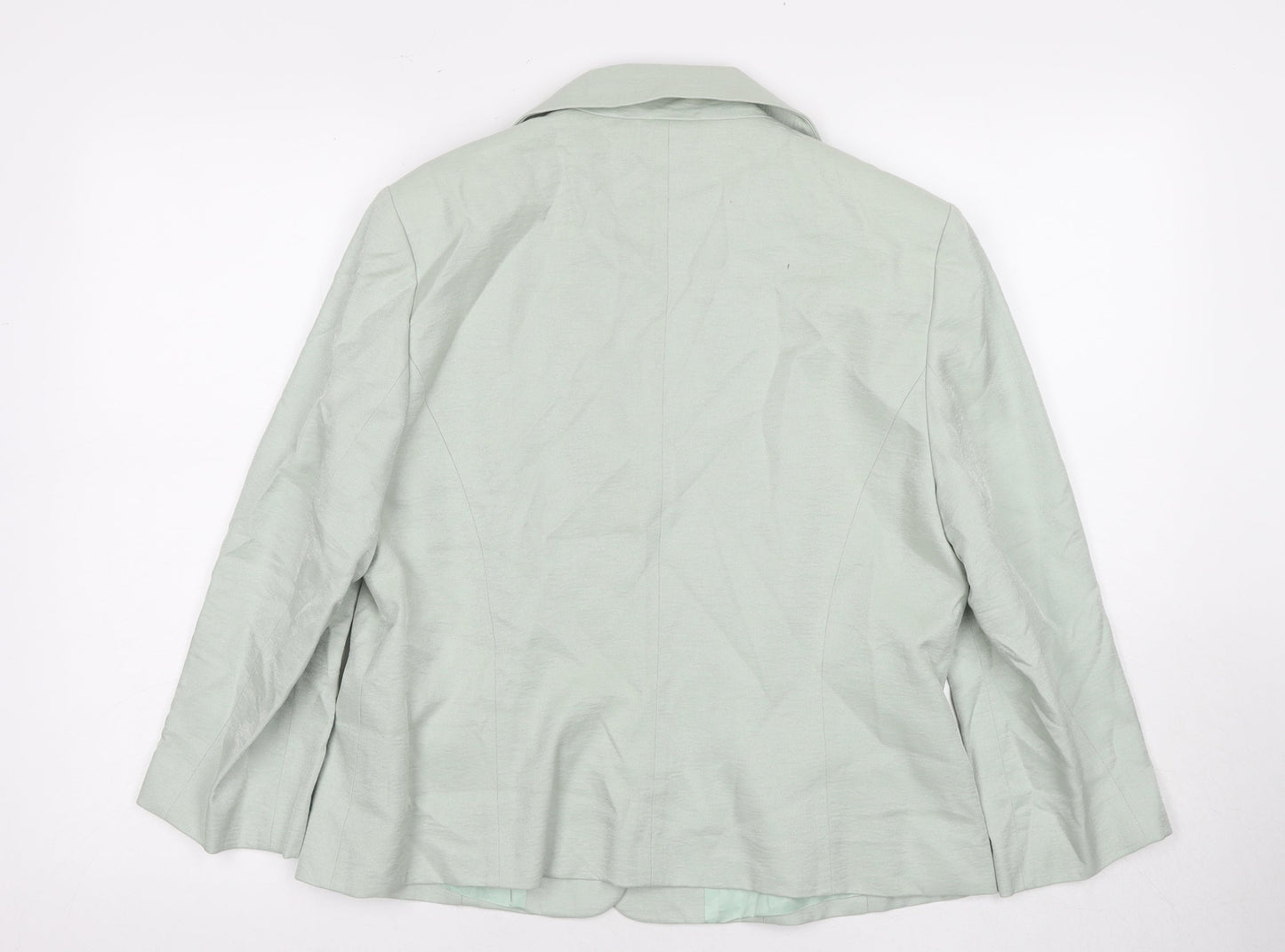 Womens UK Size 14 CC Green Basic Jacket
