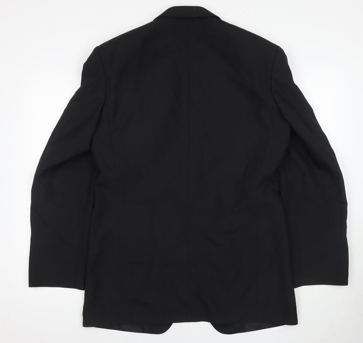 Mens UK Size 40 Marks and Spencer Regular Black Suit Tuxedo